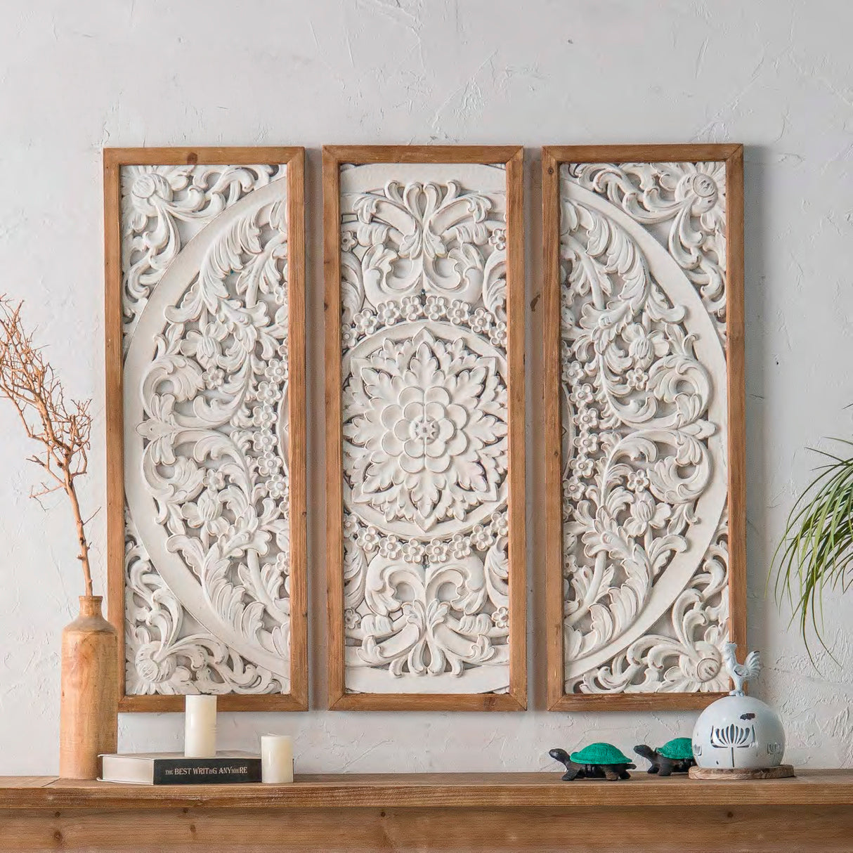 Cuadro Mandala Triptico