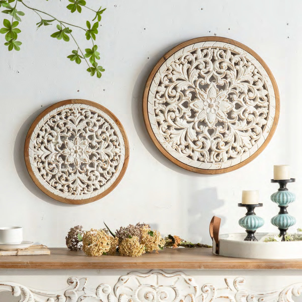 Mandala Madera Circular