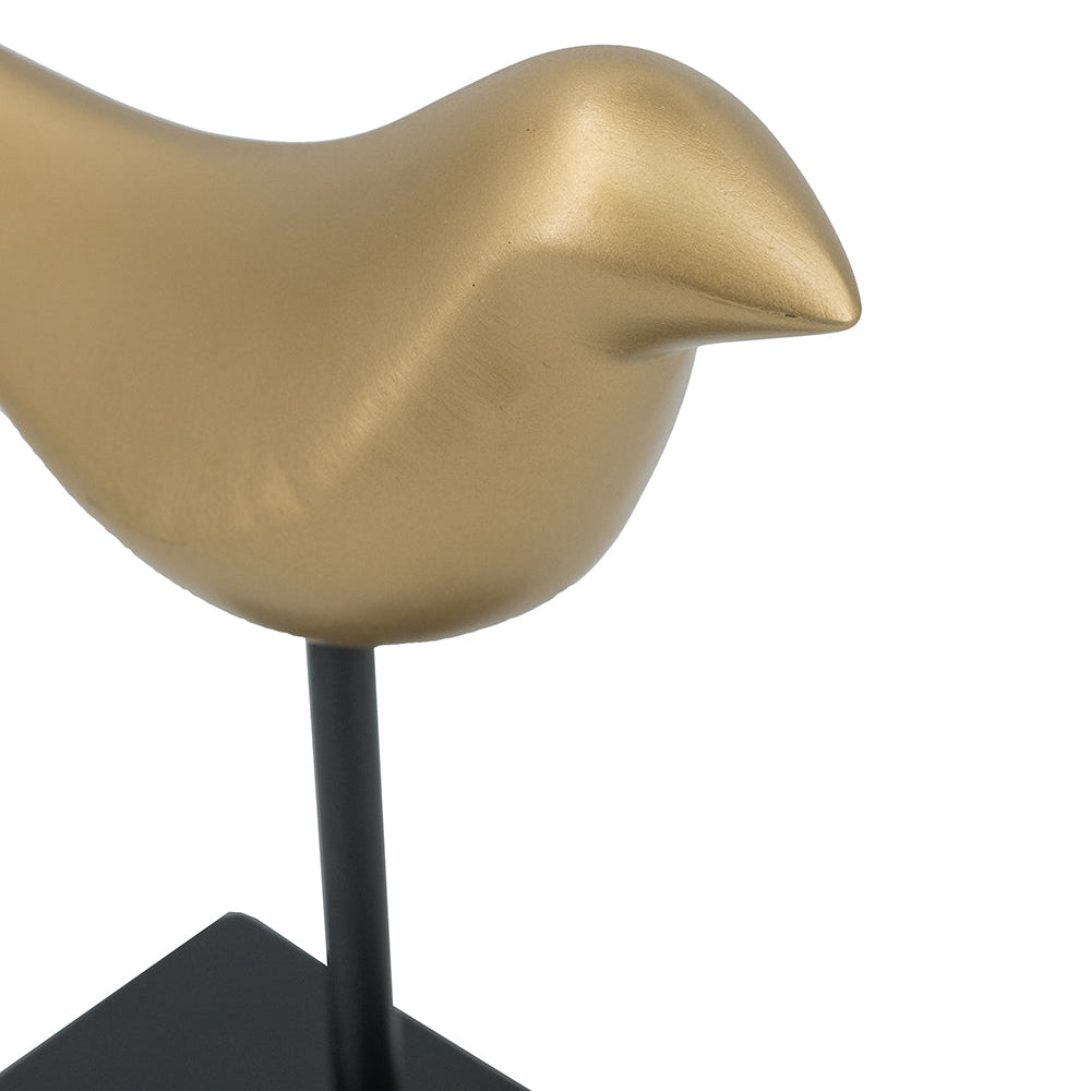 Set Pájaros soporte de metal 20 x 16 x 6cm
