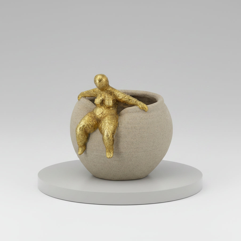 Maceta Decorativa 22,3 x 23,5 x 22,3 cm