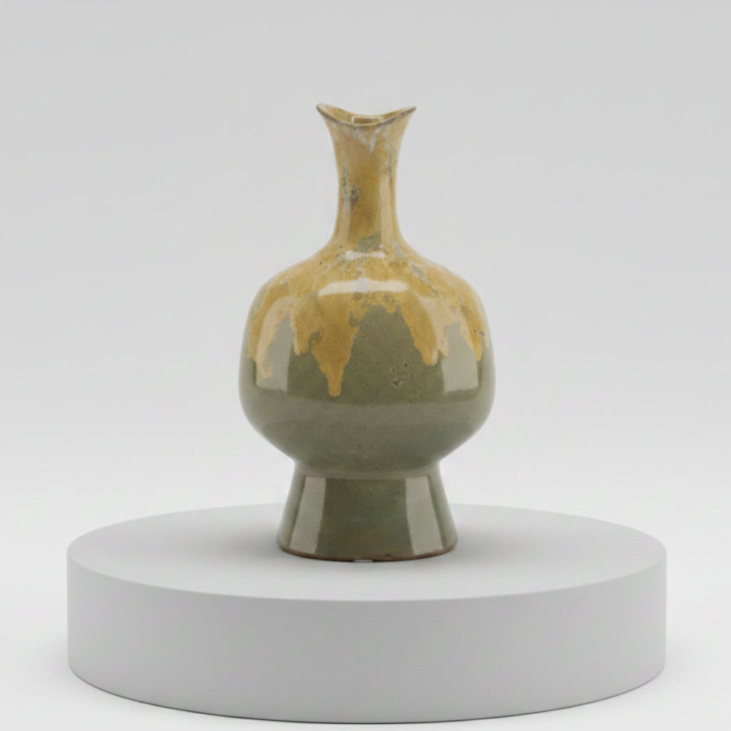 Jarrón de Esmalte Reactivo 27,5 x 14 x 11,5 cm