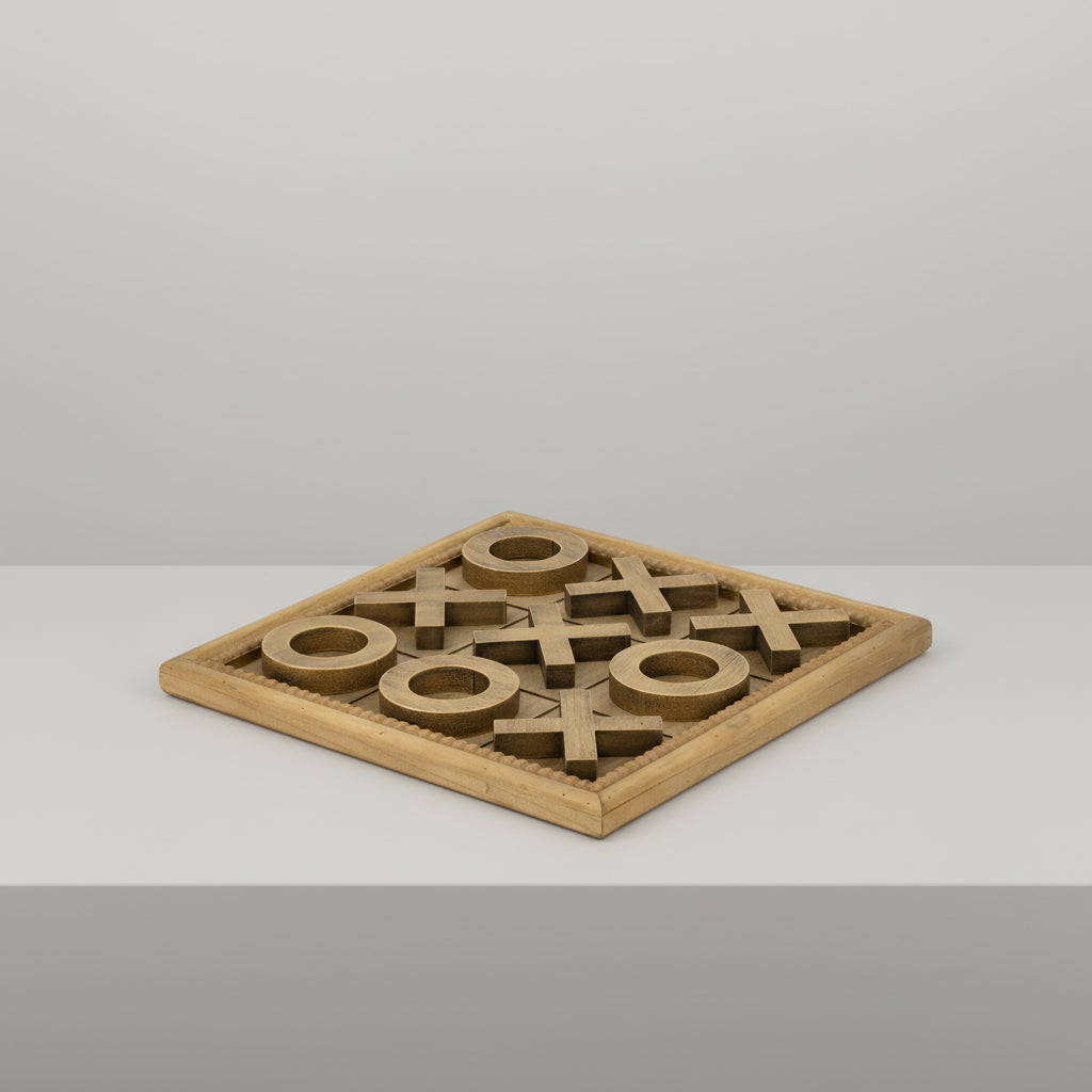 Juego de tres en raya 2 x 31 x 31 cm