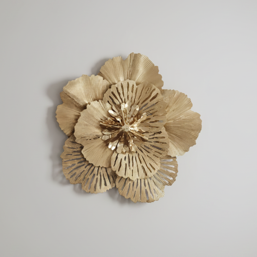 Aplique dorado 72 x 72 cm