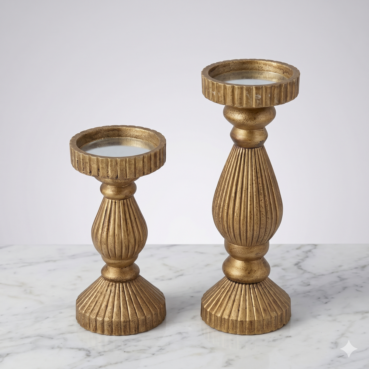 Set de Candelabros vintage x 2