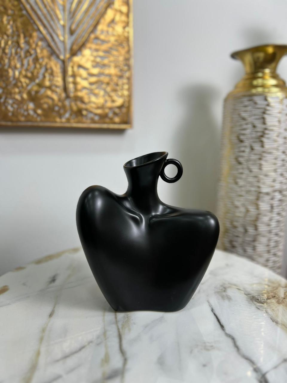 Florero Silueta - Negro