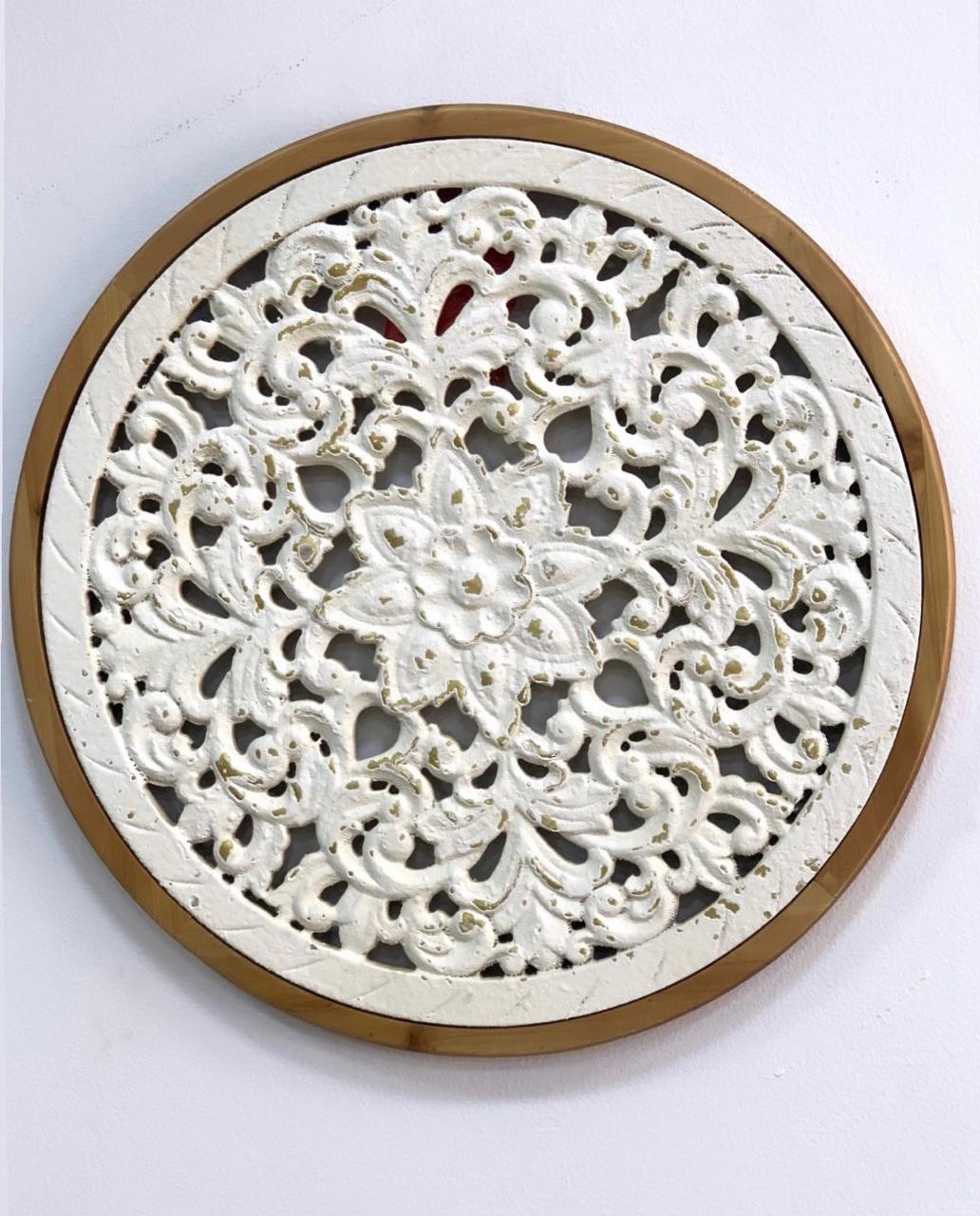 Mandala Madera Circular - Grande