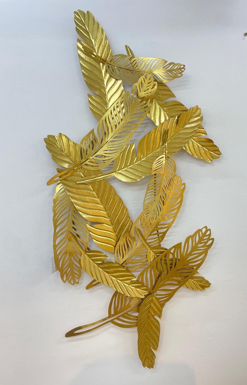 Aplique Hojas Dorado