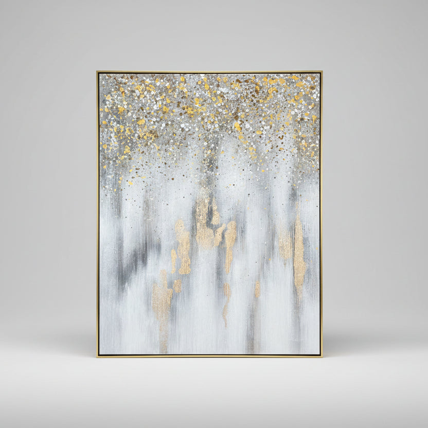 Cuadro Abstracto Chispas 80x100x3.5 Cm