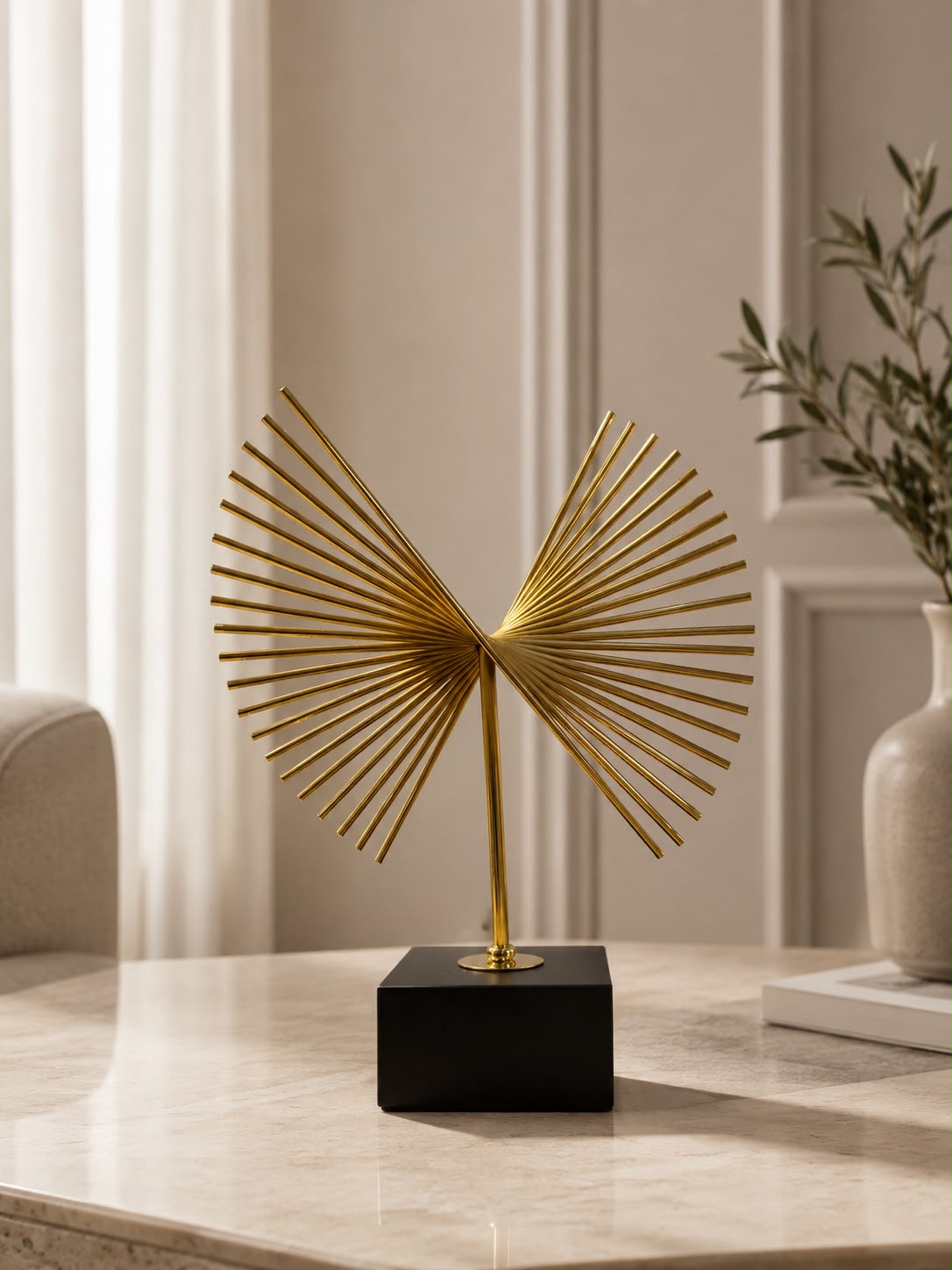 Espiral Dorado GDE 38 cm