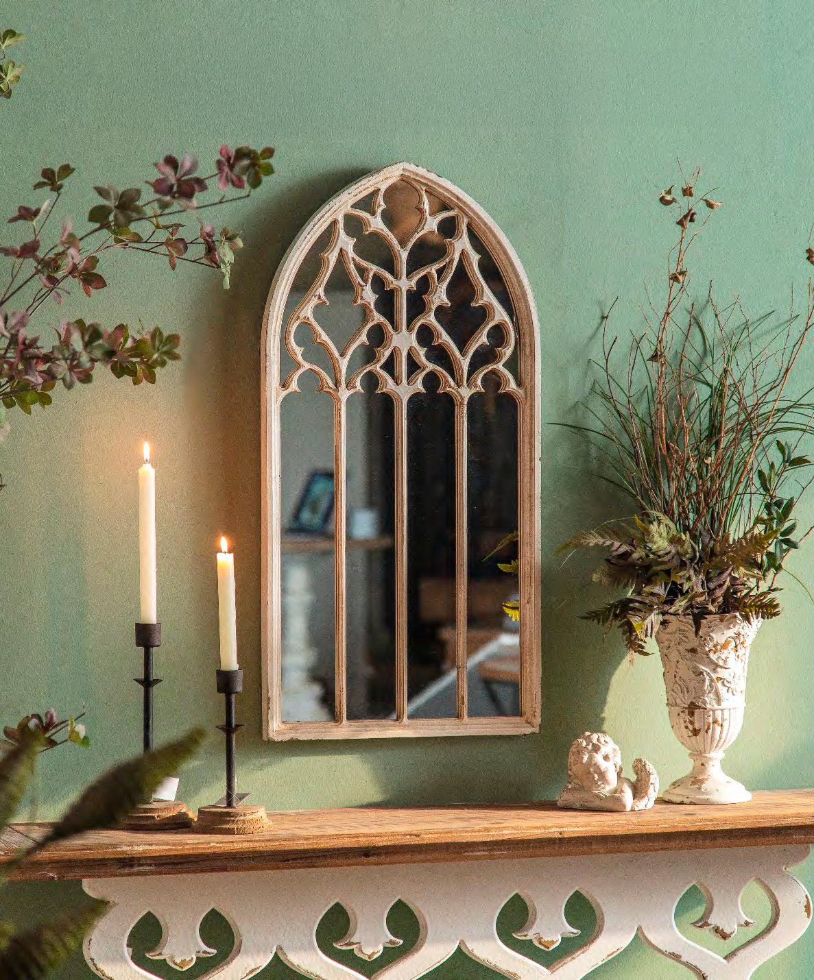 Espejo Madera Blanco