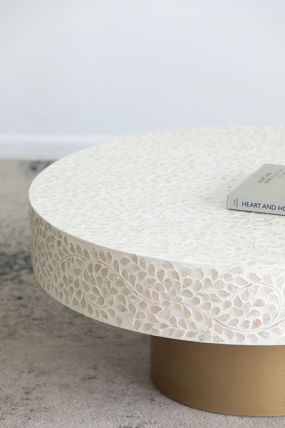 Mesa de Centro Diseño Capiz 41 x 89 x 89cm