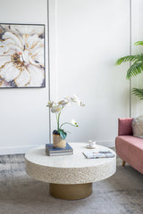 Mesa de Centro Diseño Capiz 41 x 89 x 89cm