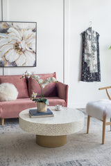 Mesa de Centro Diseño Capiz 41 x 89 x 89cm