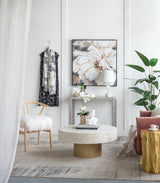 Mesa de Centro Diseño Capiz 41 x 89 x 89cm