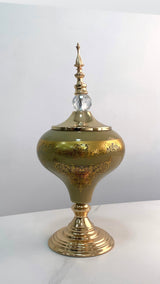 Anforas Doradas Arabesco 51Cm y 45 Cm