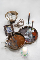 Set Bandejas Decorativa L:D15.5x1.5" S:D13.5x1.5"