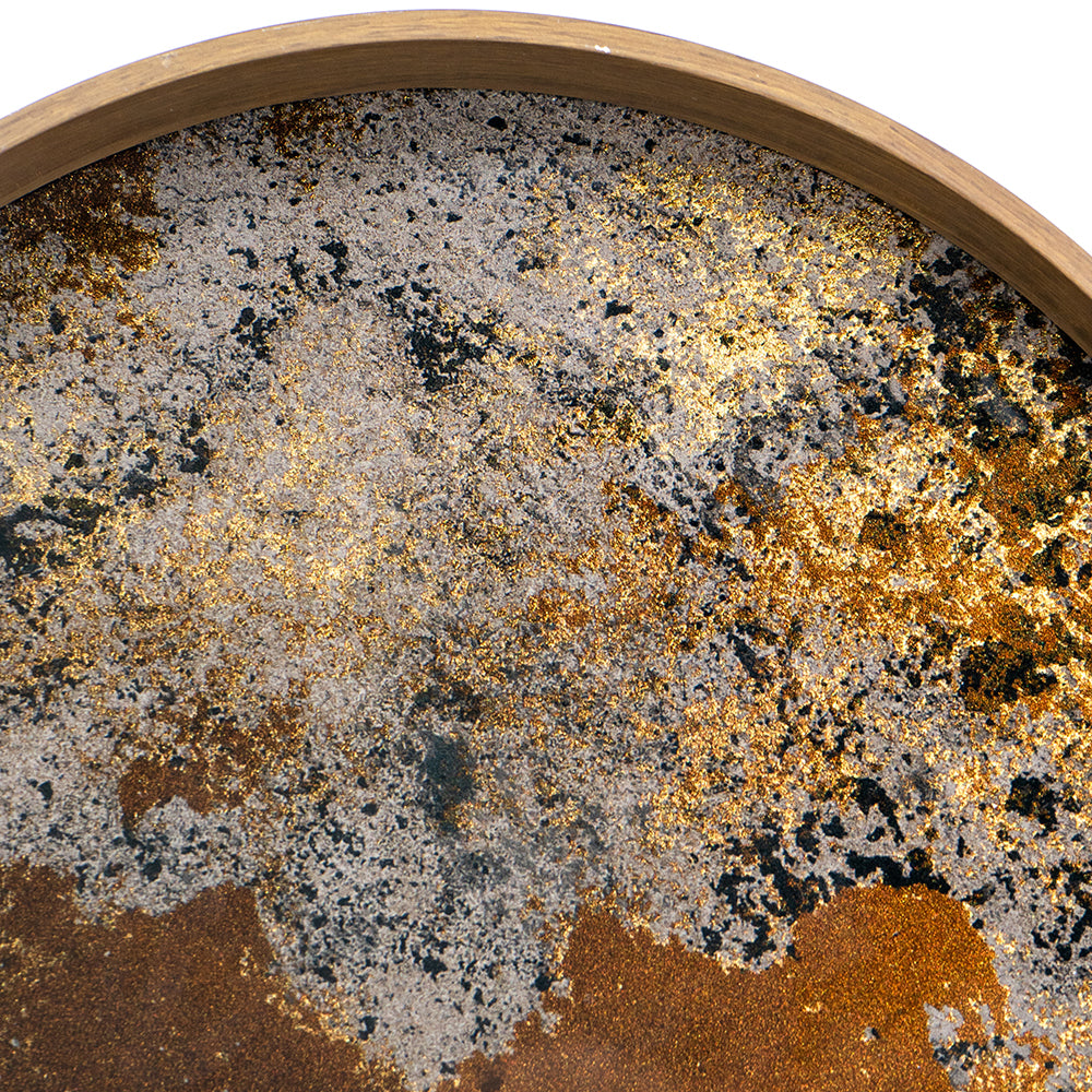 Set Bandejas Decorativa L:D15.5x1.5" S:D13.5x1.5"