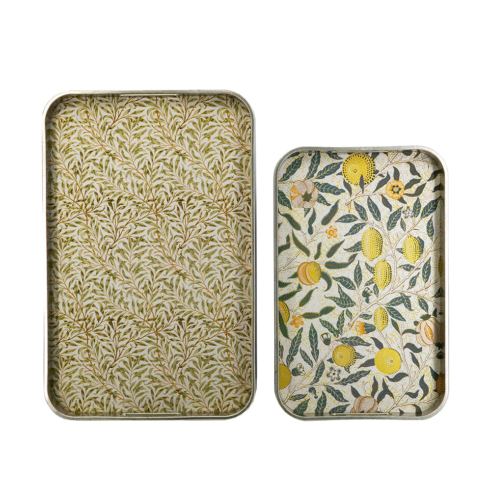 Set Bandejas Decorativa L:13x20x2" S:10.5x16.5x2"