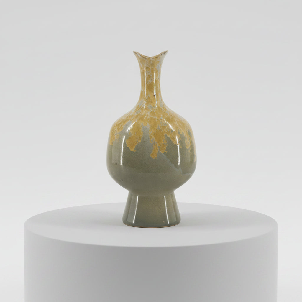 Jarrón de esmalte reactivo 40,5 x 20,5 x 14 cm