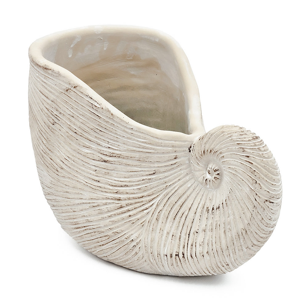 Jardinera de conchas 19,5 x 29 x 17 cm