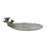 Bandeja Decorativa Floral  7 x 35,6 x 30,5 cm