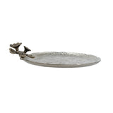 Bandeja Decorativa Floral  7 x 35,6 x 30,5 cm