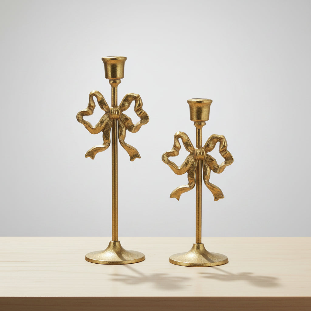 Set de Candelabros moño