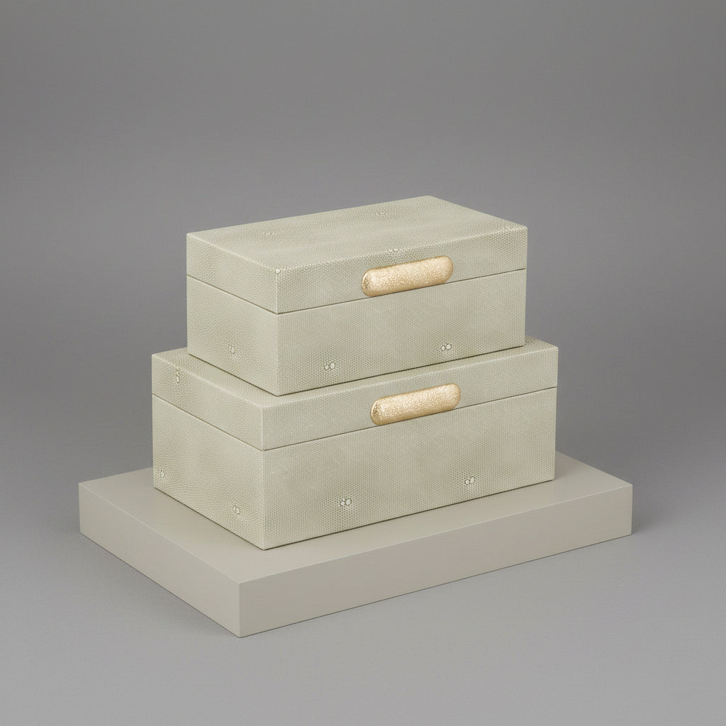 Set Cajas Decorativas 10x6x4 Cm - 8.5x5x3.5 Cm