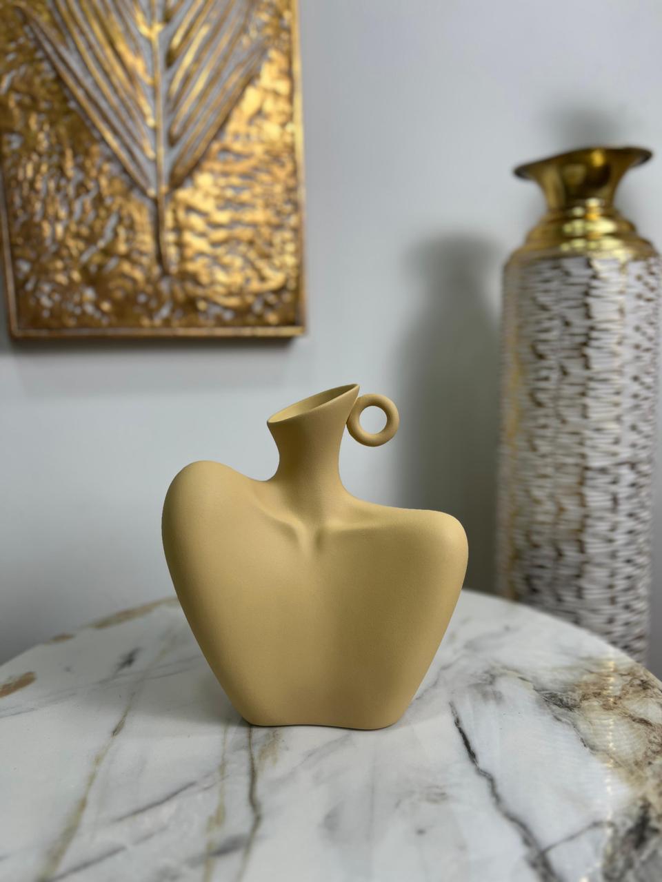 Florero Silueta - Crema