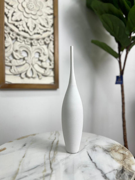 Florero Bomba Blanco