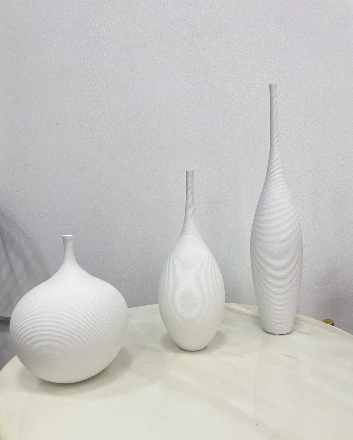 Florero Bomba Blanco