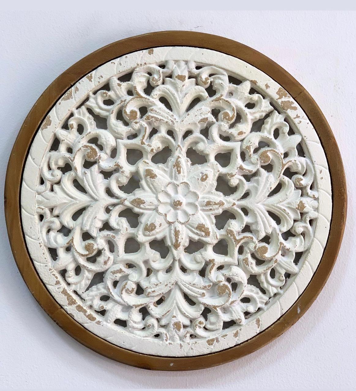 Mandala Madera Circular - Pequeño