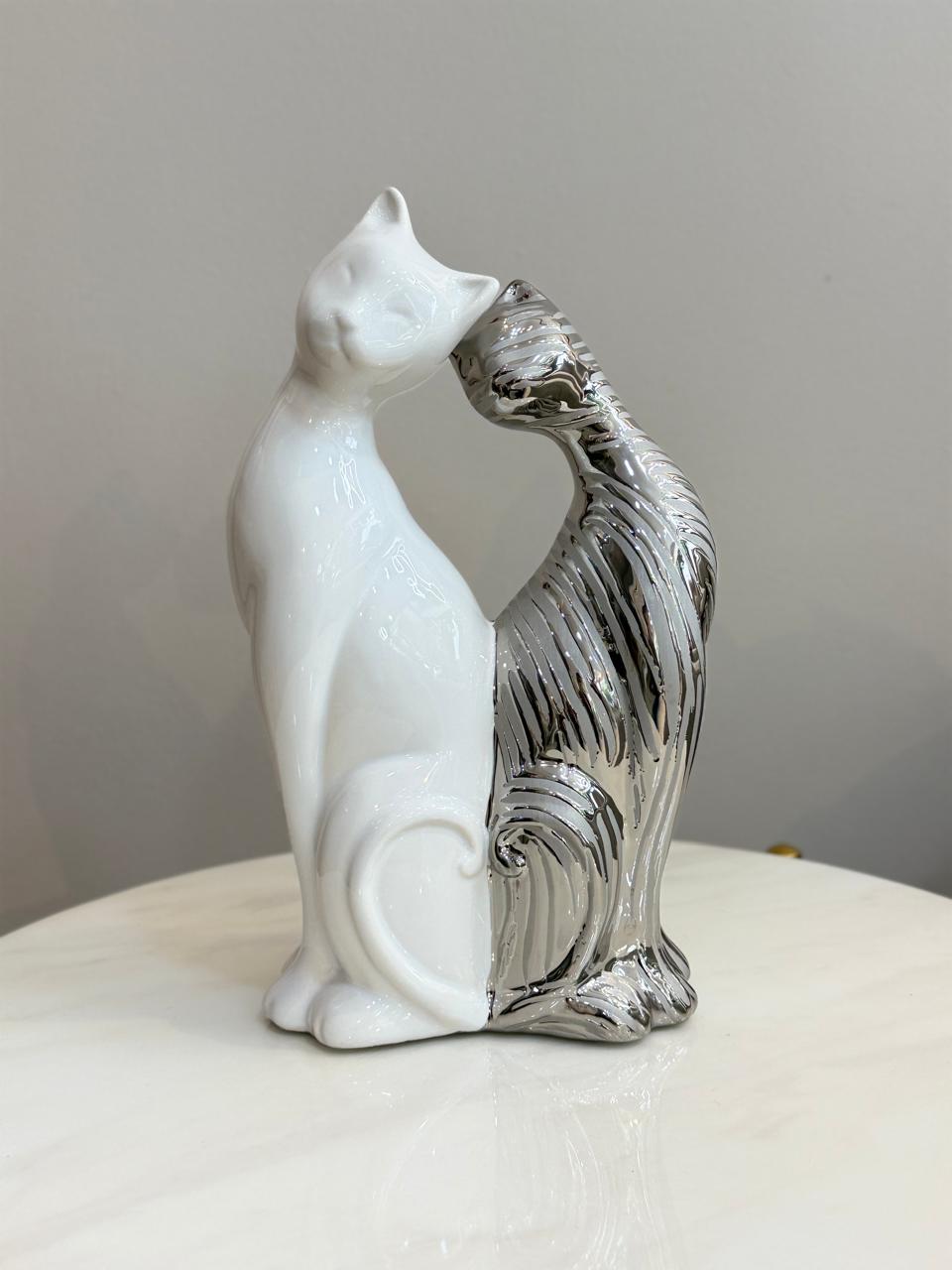 Gatos Blanco/ plateado