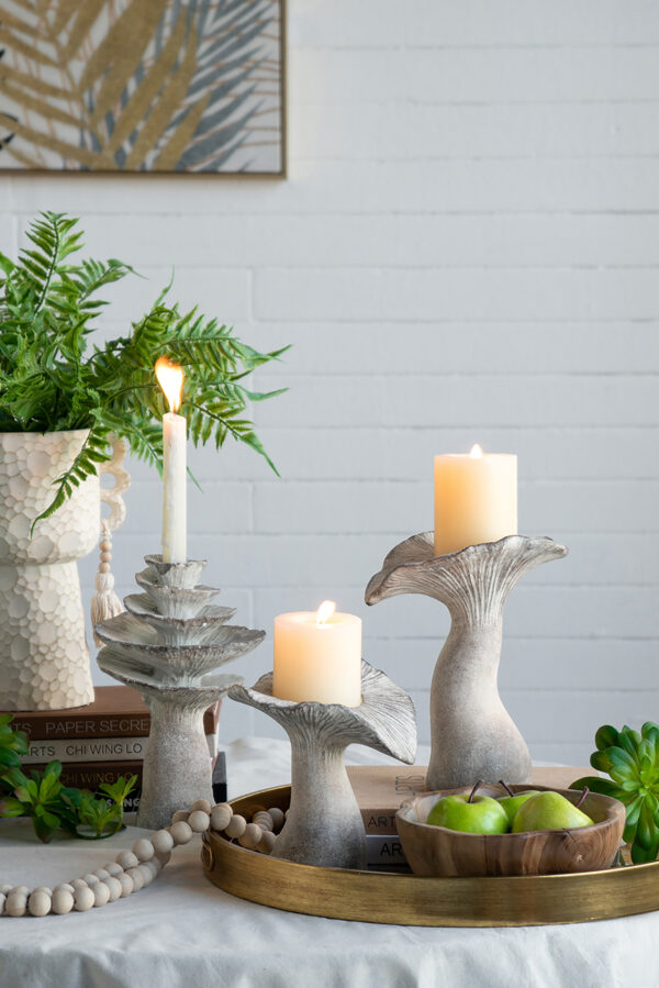 Candelabro Hongo en Piedra - Image 4