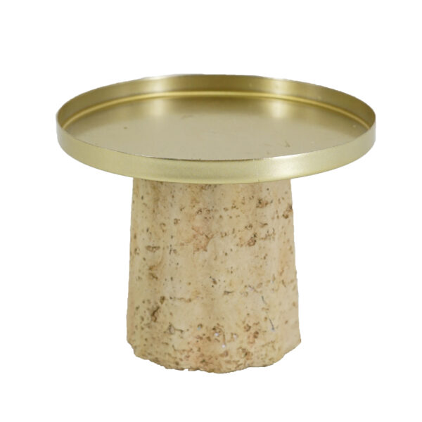 Set Candelabros Stone Metal/Piedra - Image 2