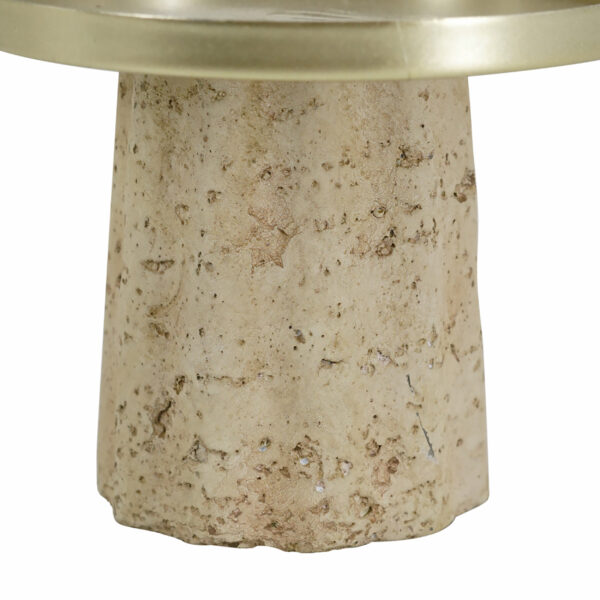 Set Candelabros Stone Metal/Piedra - Image 4