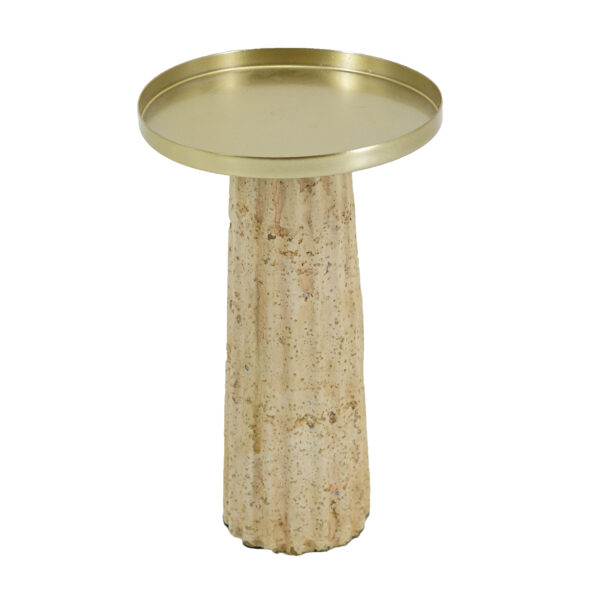Set Candelabros Stone Metal/Piedra - Image 3