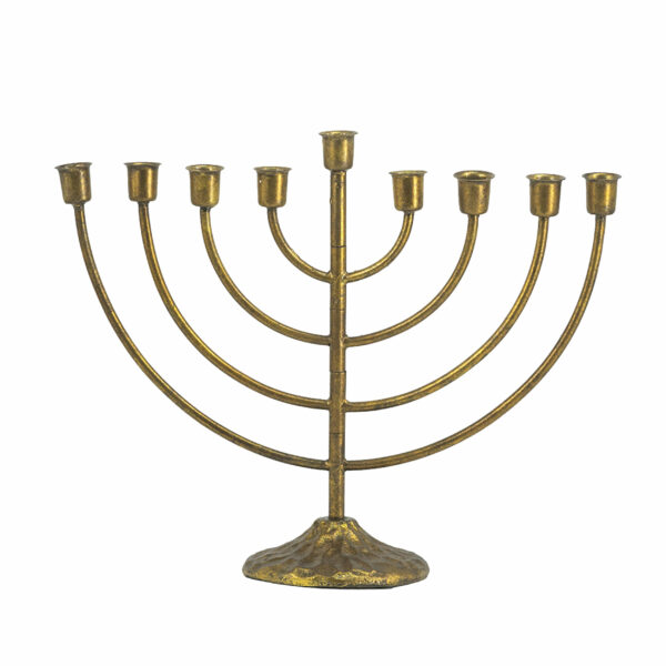 Candelabro 9 Velas Dorado - Image 2