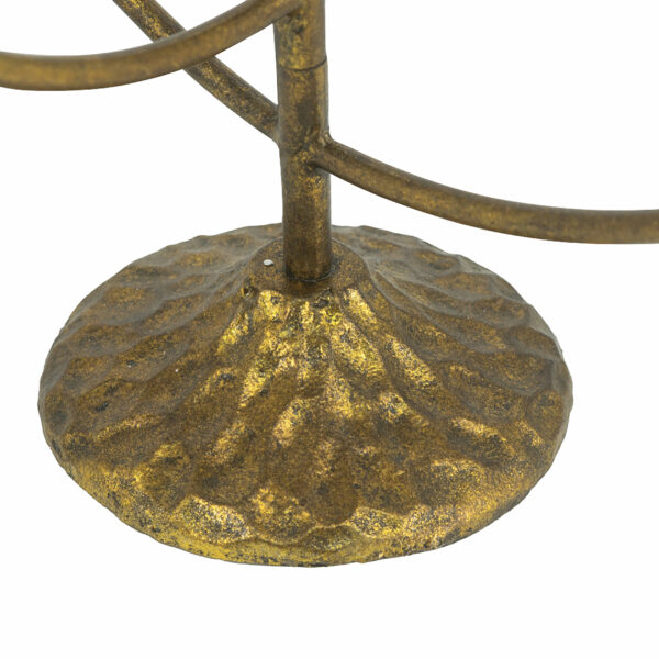 Candelabro 9 Velas Dorado - Image 4