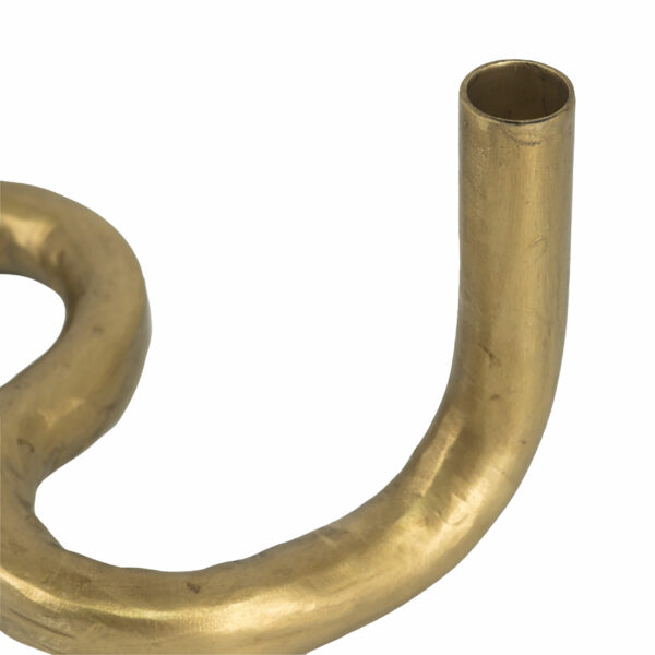 Candelabro 2 Velas Dorado - Image 2