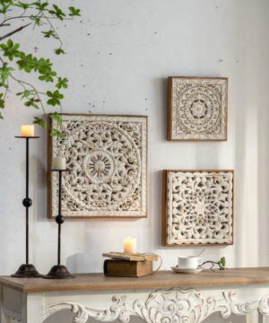 Set Mandala Madera X3