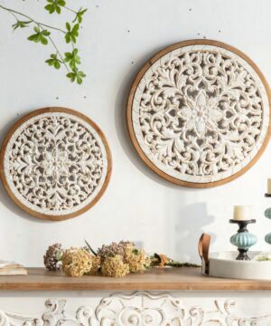 Mandala Madera Circular