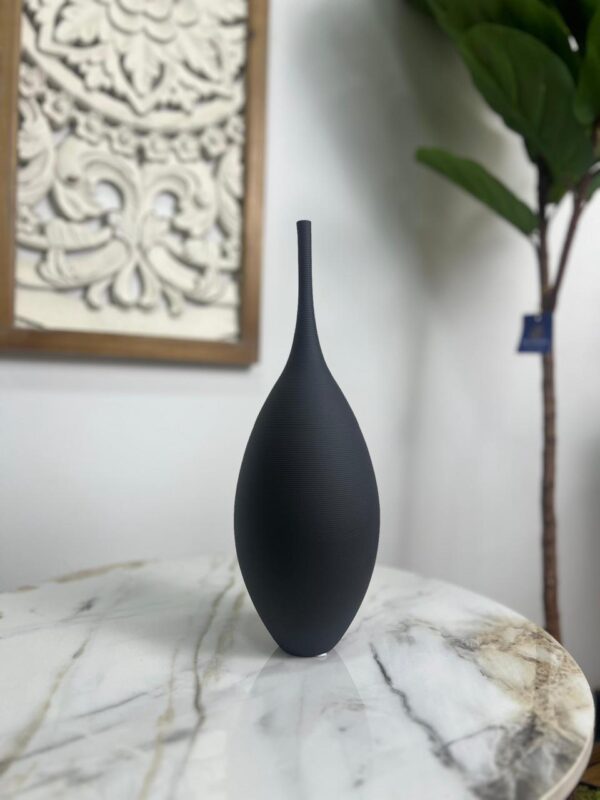 Florero Bomba Negro