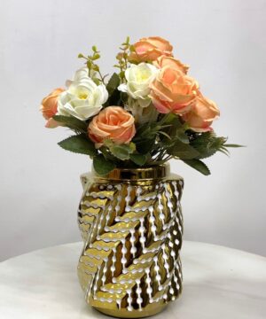 Florero Dorado 20 Cm