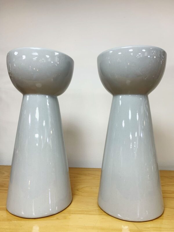 Set Candelabros Grises