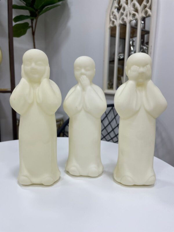 Set Monjes X3 Vidrio Opalizado