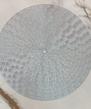 Individual PVC Plateado