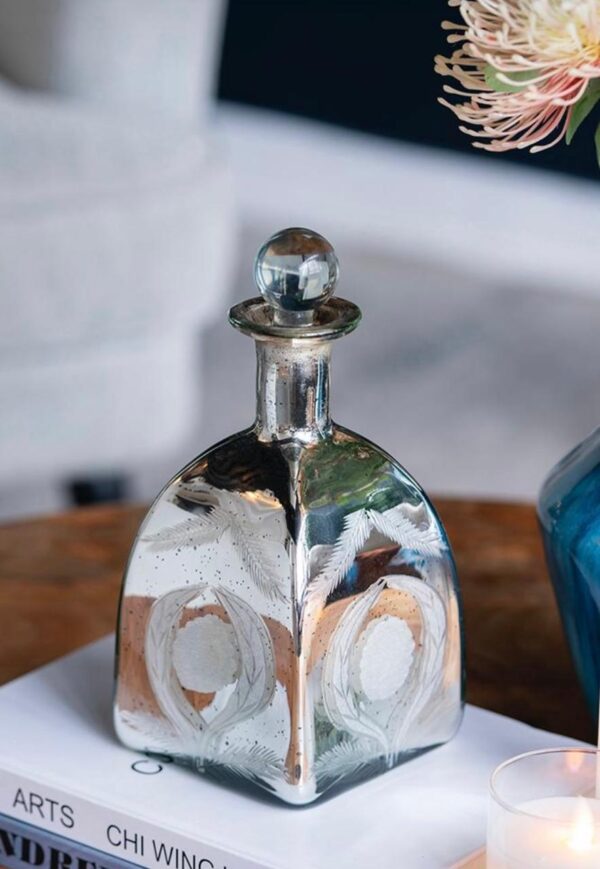 Botella Vintage Plateada